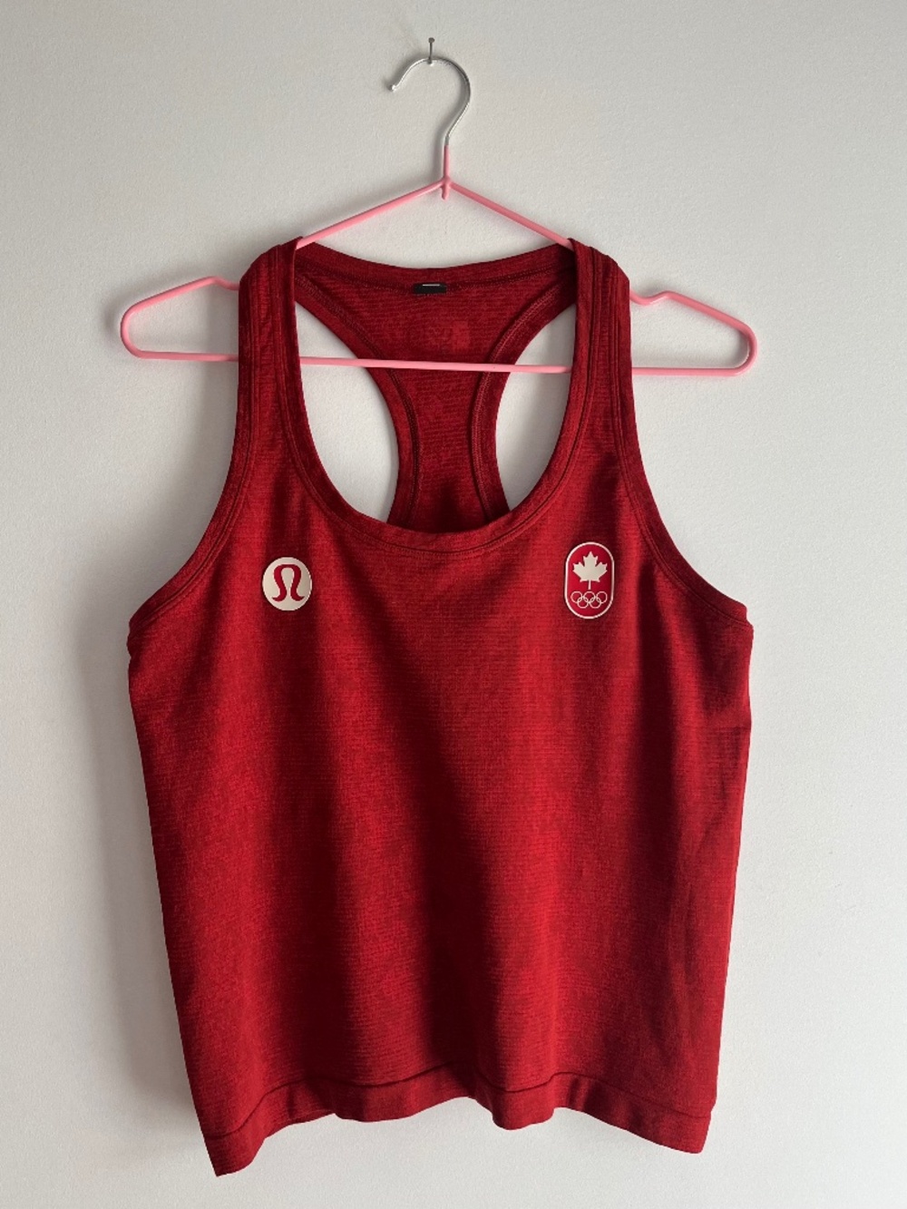 Lululemon Swiftly Tech 2.0 Team Canada Racerback Waist Length Tank Top